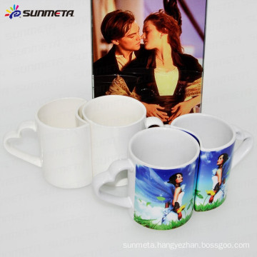 Sunmeta factory supply 11oz couple mugs for sublimation,sublimation mugs